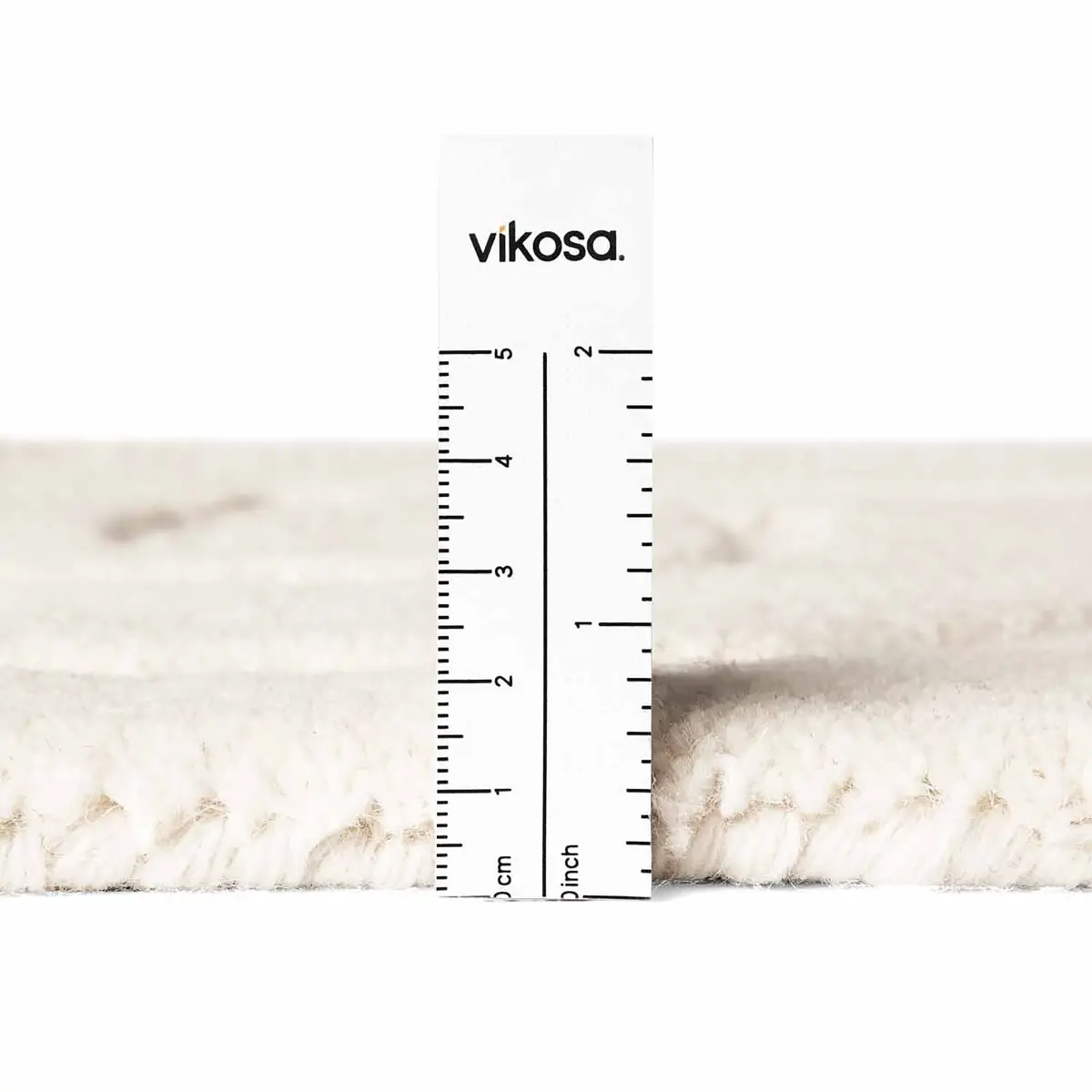 Vikosa Wollteppich Arcura | Weiß