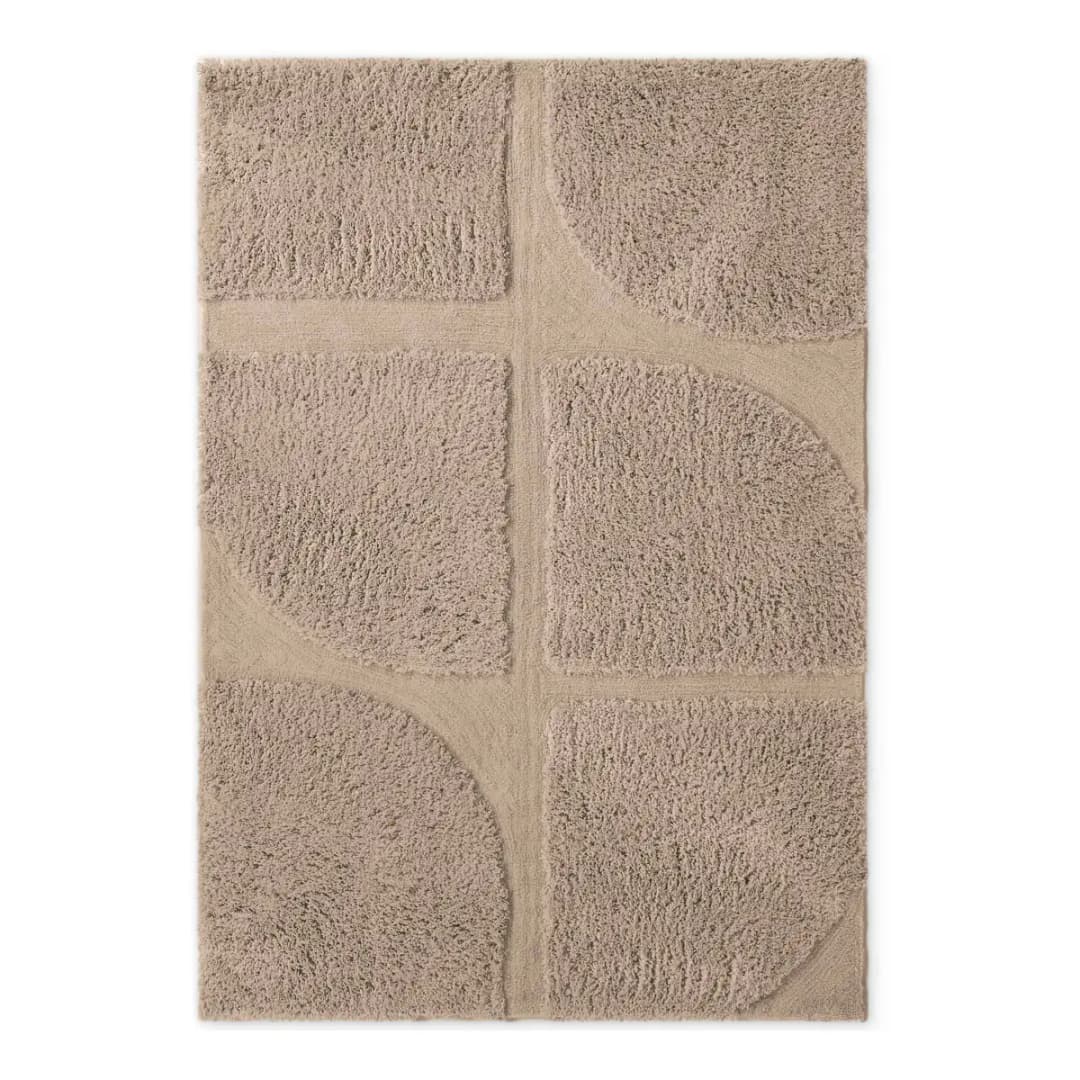 Hochflorteppich Jasper | Beige