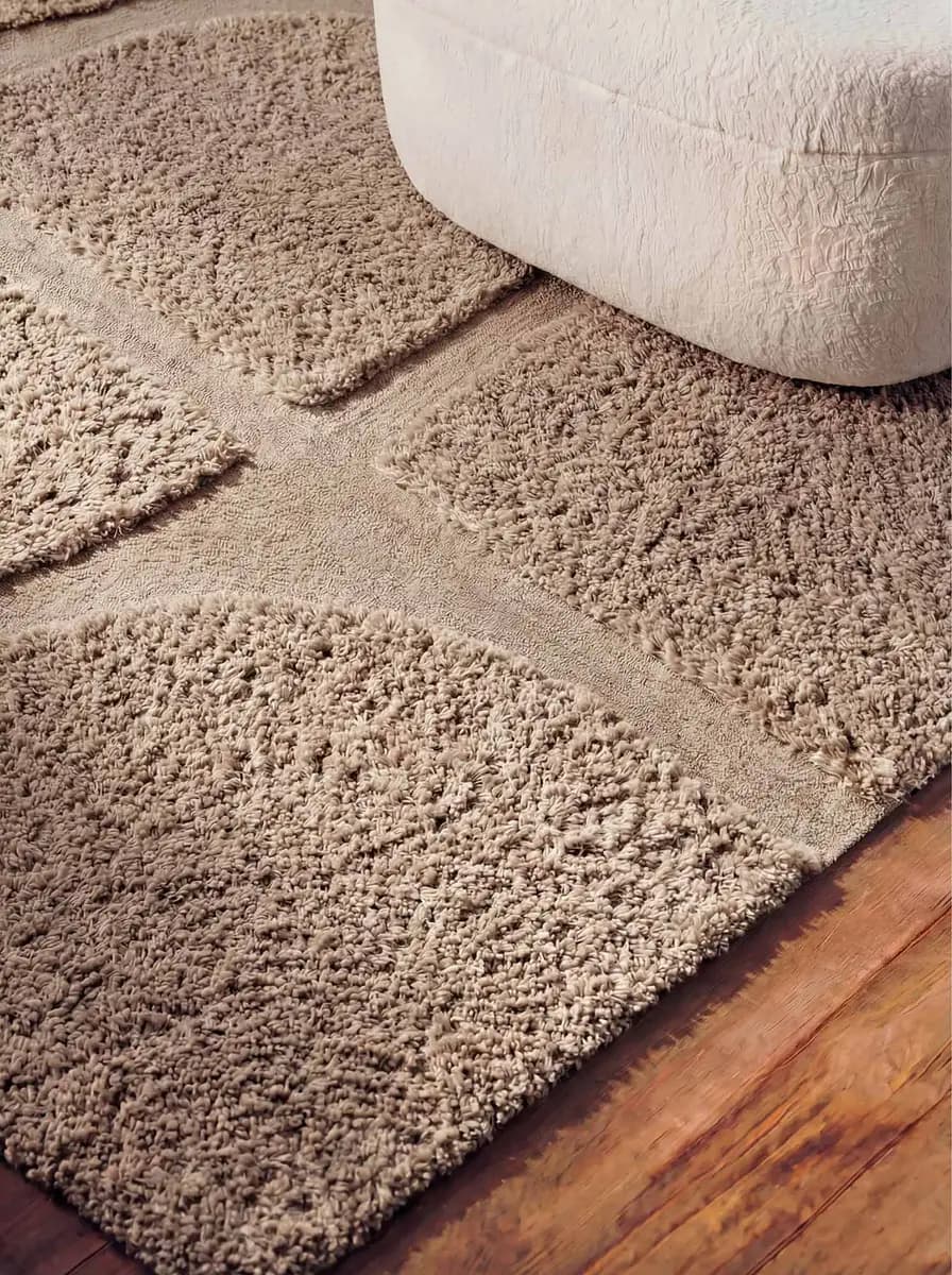 Hochflorteppich Jasper | Beige