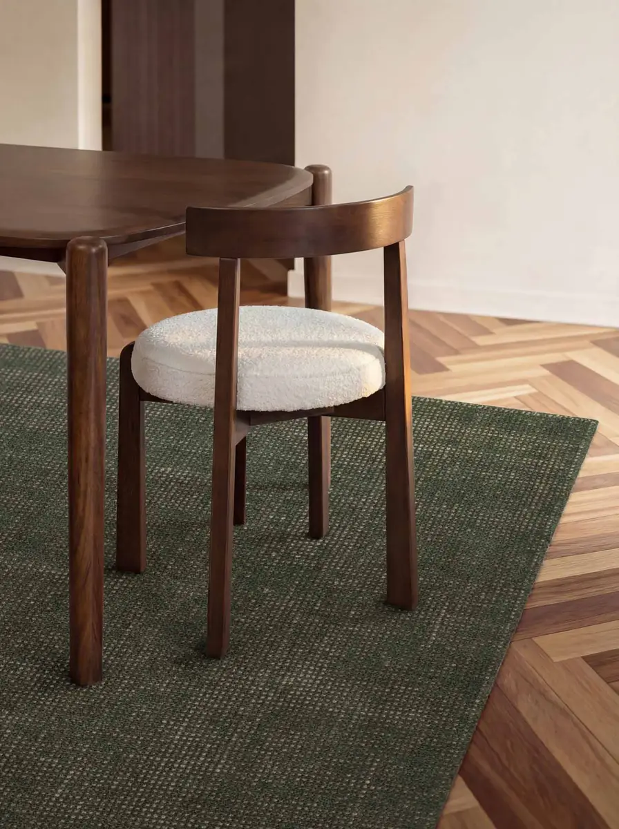 Wollteppich Croom Grün/Grün 160 x 230cm Wolle | Grün