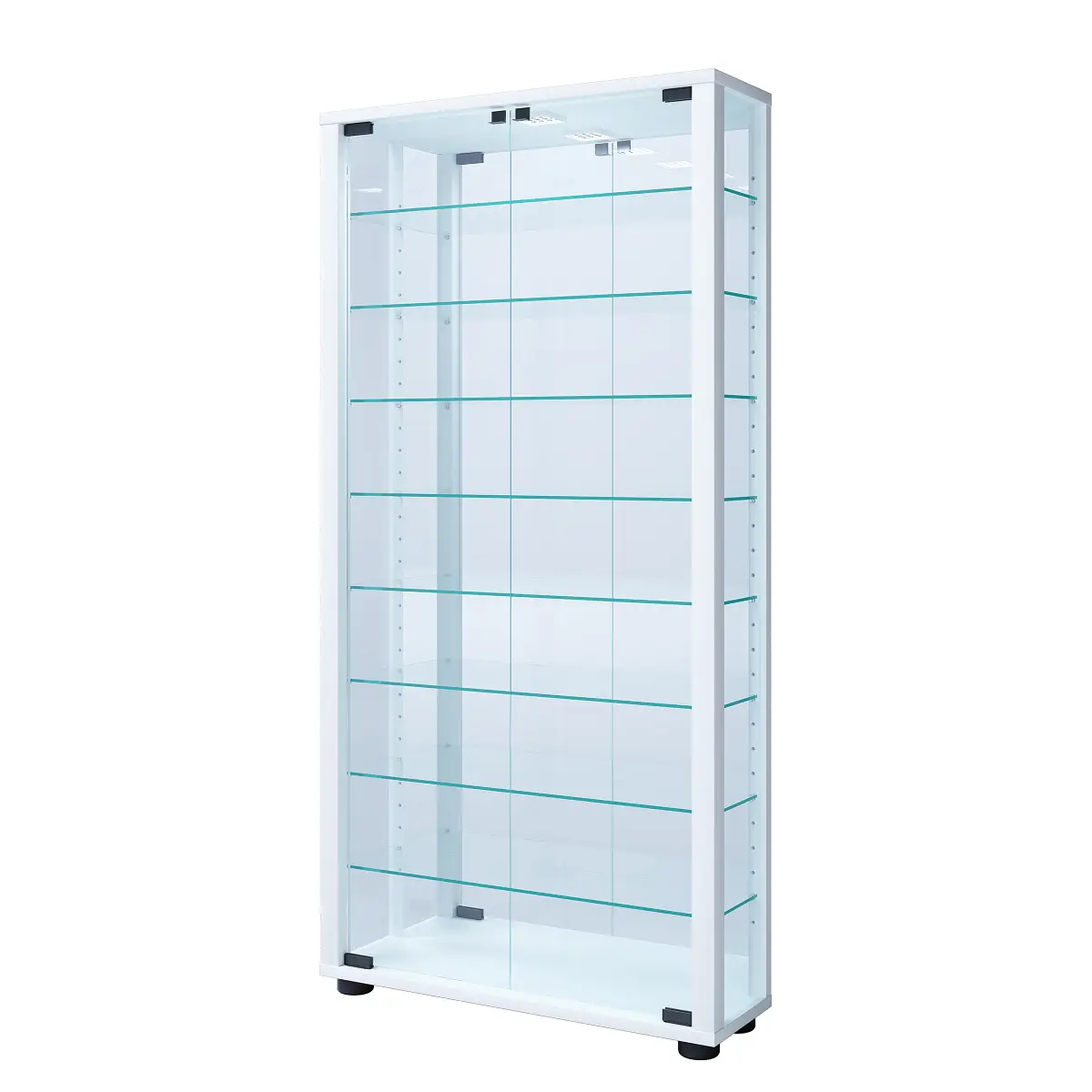 Vitrinenschrank Lumo Maxi | Weiß