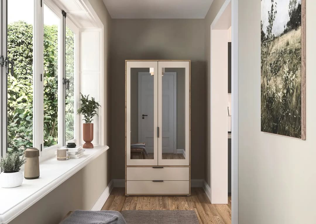 rauch Blue Nagata Kleiderschrank | Holztöne