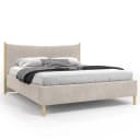 Studio Copenhagen Polsterbett 180 x 200cm Bouclé Stoff Sideri Beige