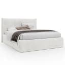 Polsterbett 140 x 200cm Chenille Vinca Beige | Beige