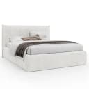 Polsterbett 180 x 200cm Chenille Vinca Beige | Beige