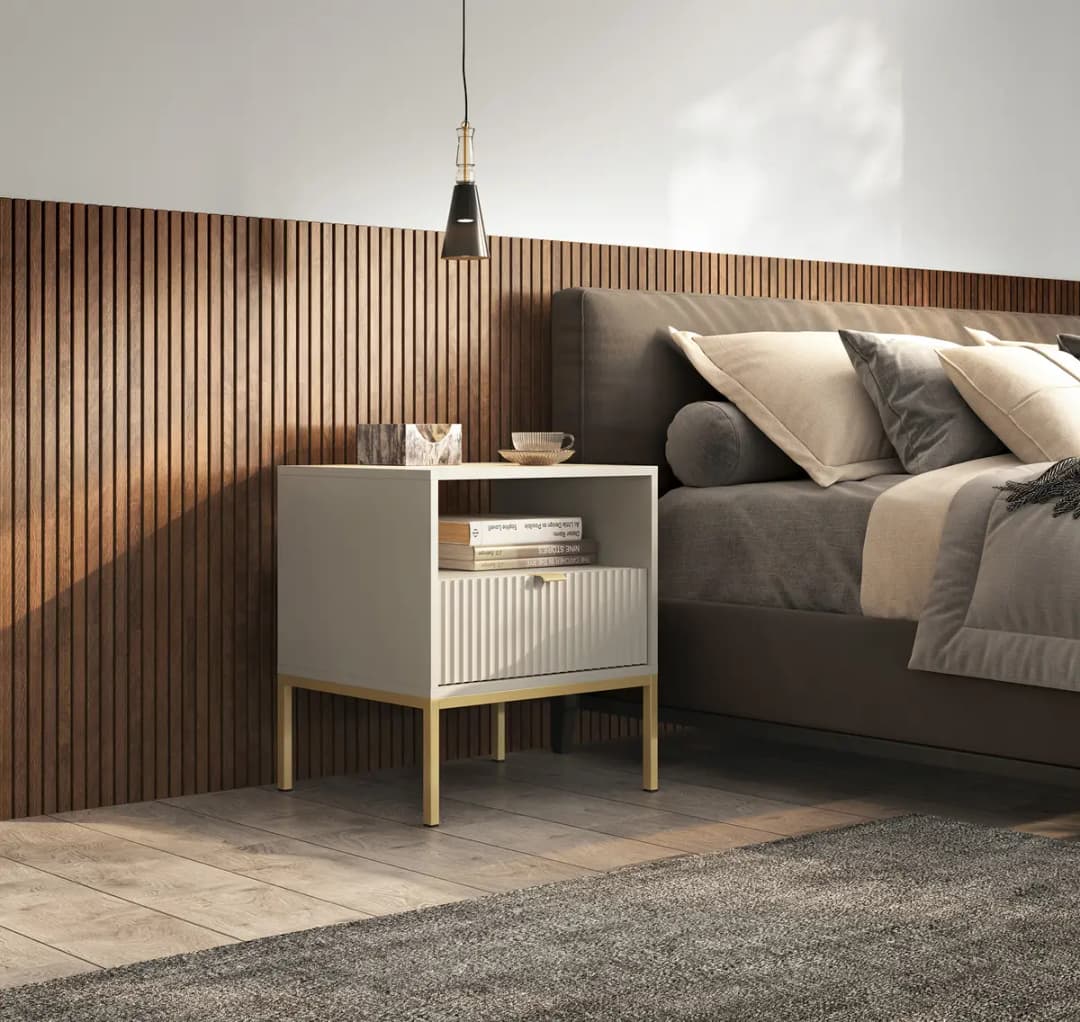 Nachtkommode Vellore | Beige