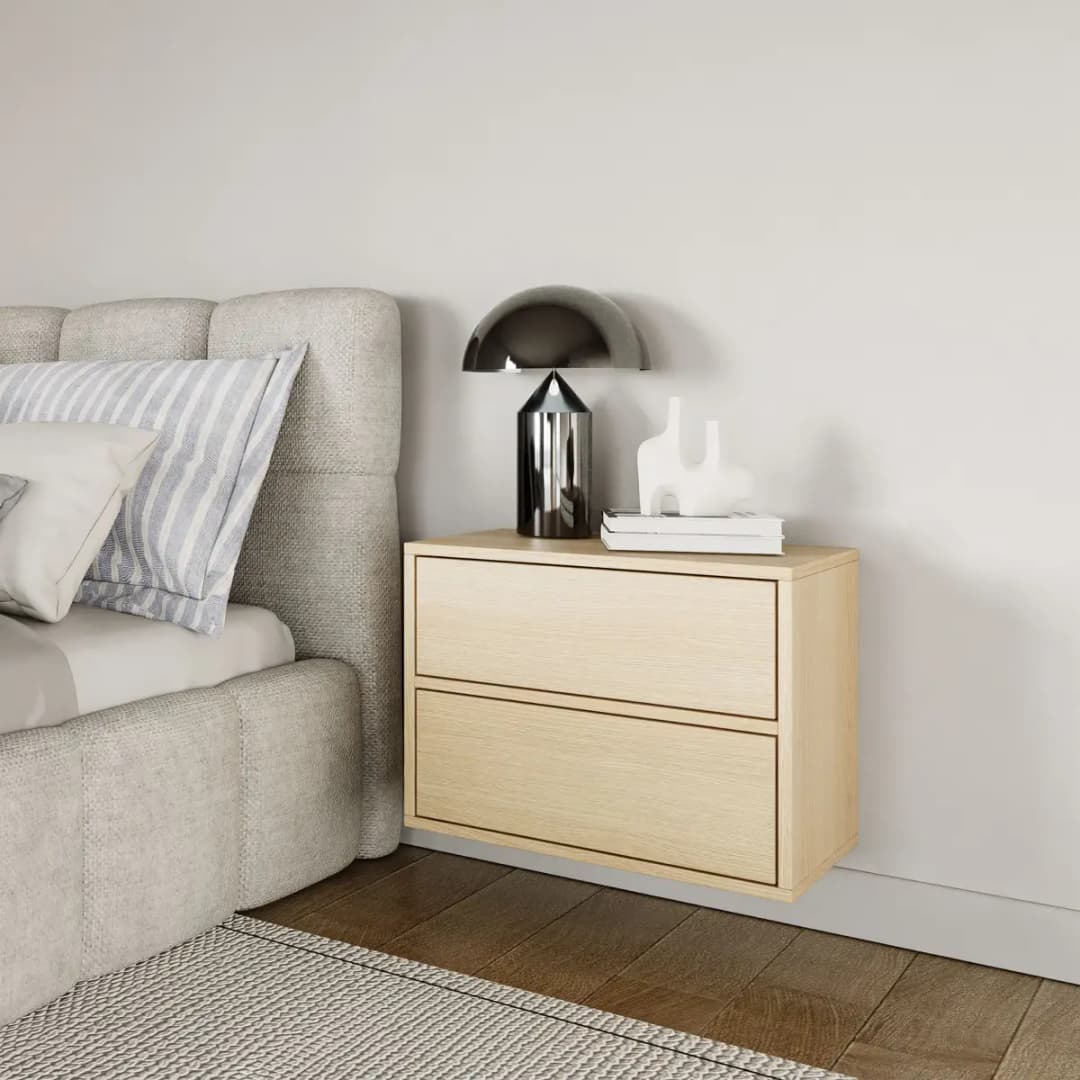 Hänge-Nachtkommode Framme 40cm Braun/Eiche Lindberg Dekor | Holztöne