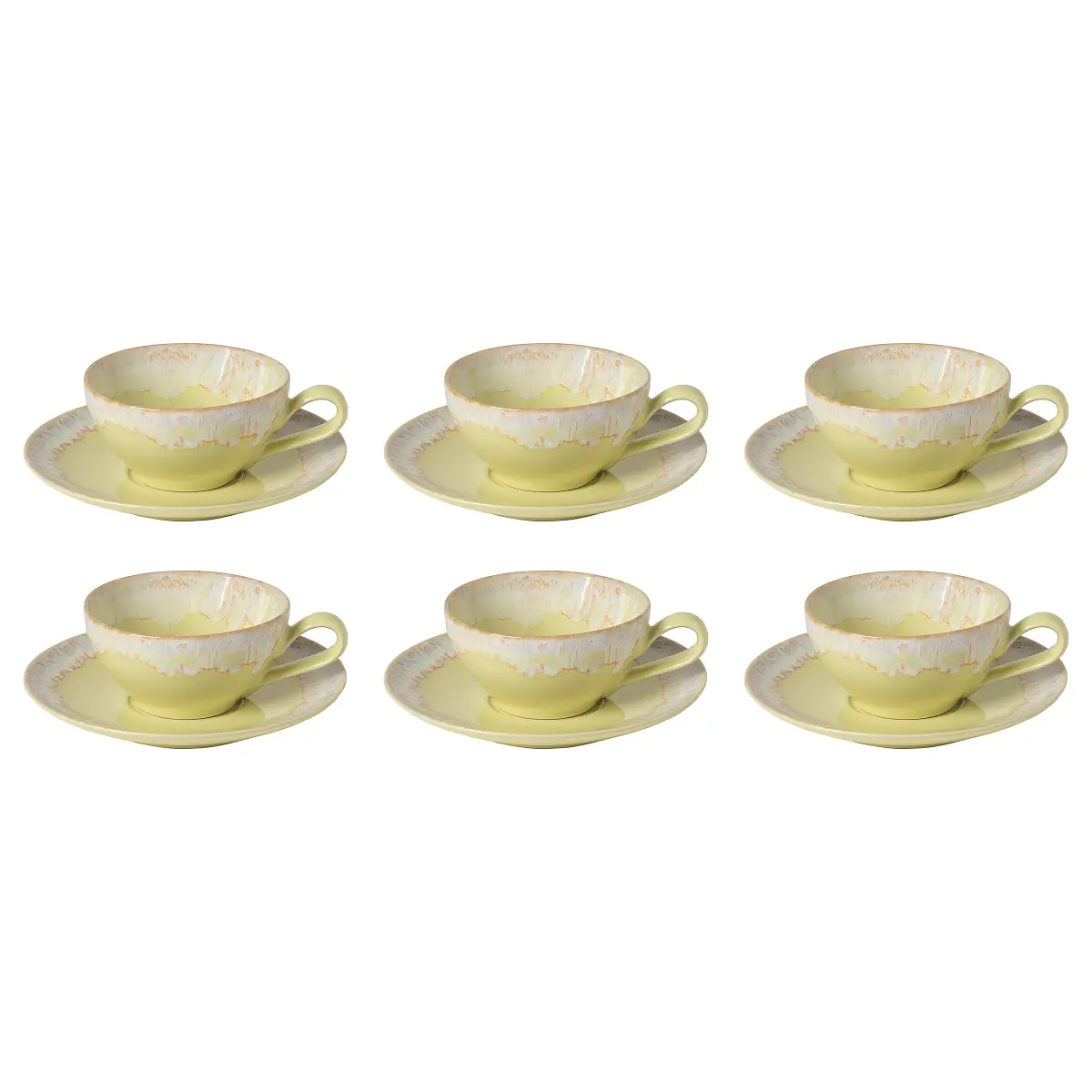 Costa Nova Teetassen Taormina 6er-Set | Gelb