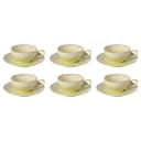 Costa Nova Teetassen Taormina 6er-Set | Gelb