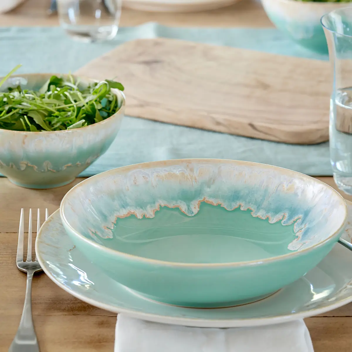 Pastateller Taormina 6er-Set | Blau