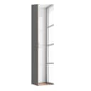 loftscape Hochschrank Spiegelfront | Grau