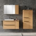 loftscape Badset 3-teilig Midischrank 65 | Holztöne