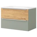 loftscape Moleires Einzelwaschtisch 80cm | Grün