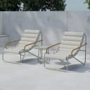 Loungesesselset Lizhi 3-tlg | Beige