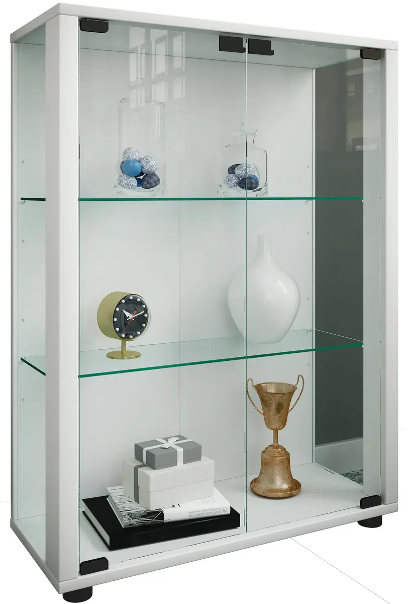 Vitrinenschrank Sintalo | Weiß