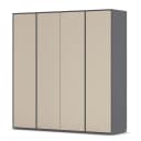 rauch Blue Drehtürenschrank Nabila 187cm | Grau