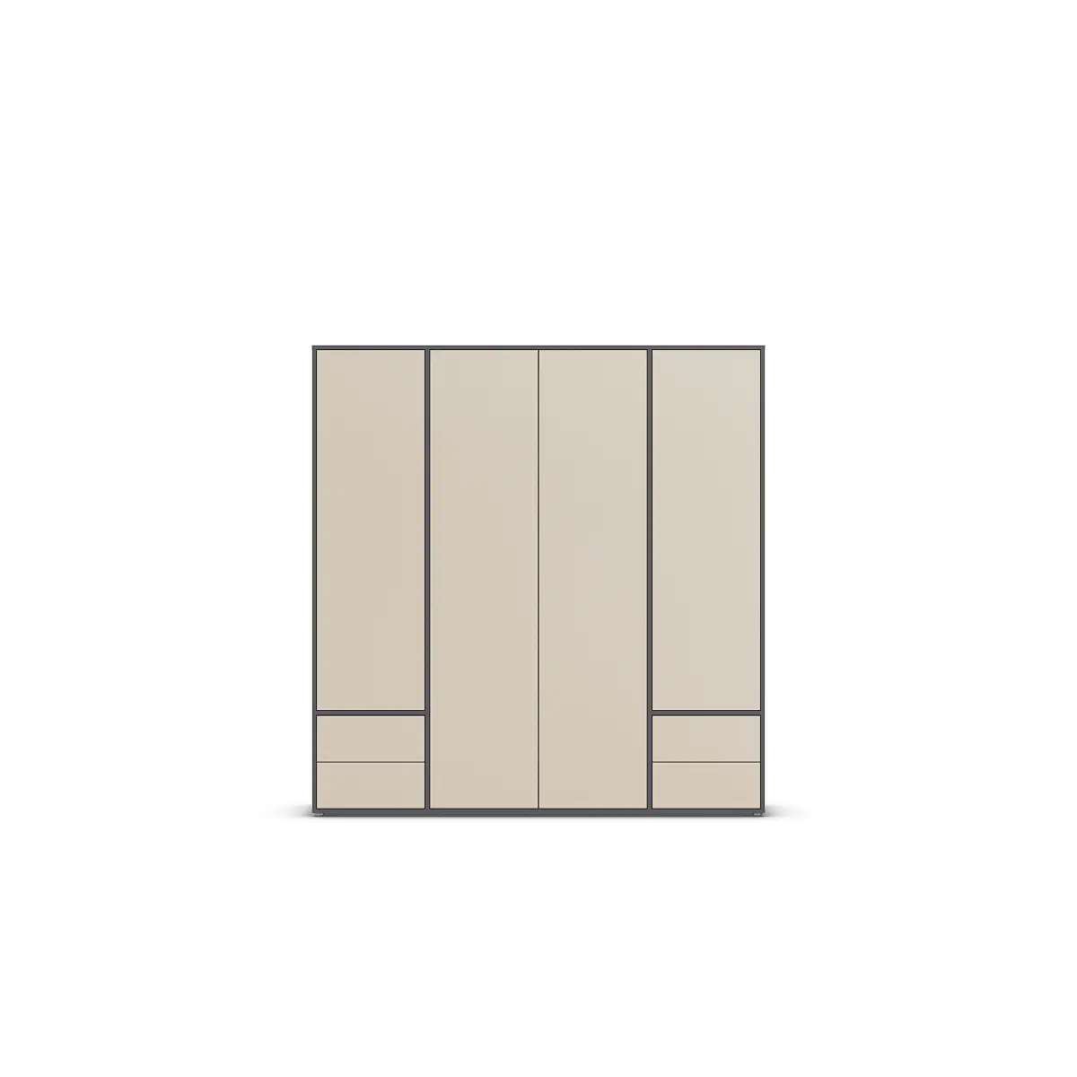 rauch Blue Drehtürenschrank Nabila 187cm 4 | Grau