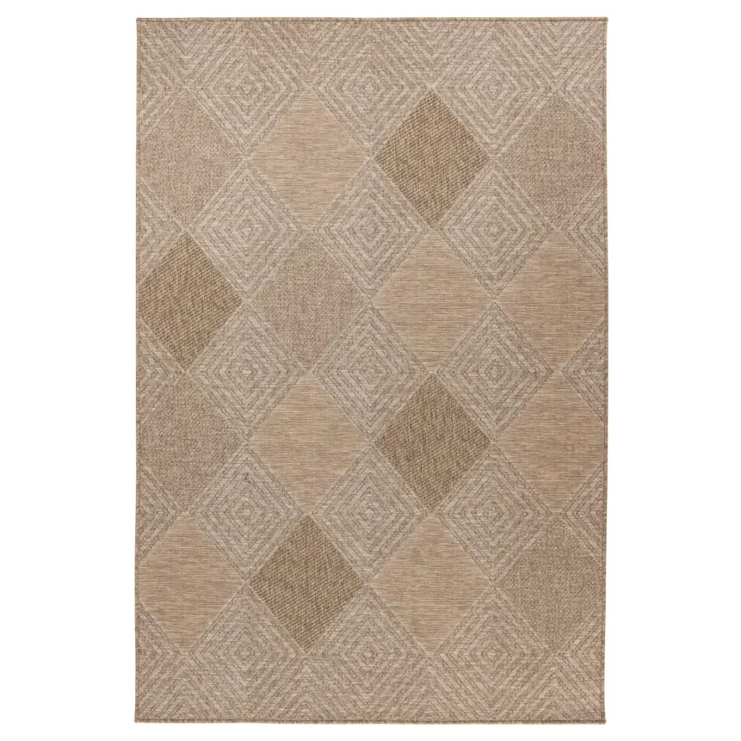 Kayoom Kurzflorteppich Sindra 425 | Beige