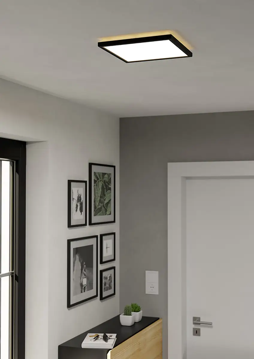 Eglo ROVITO LED-Deckenleuchte | Schwarz
