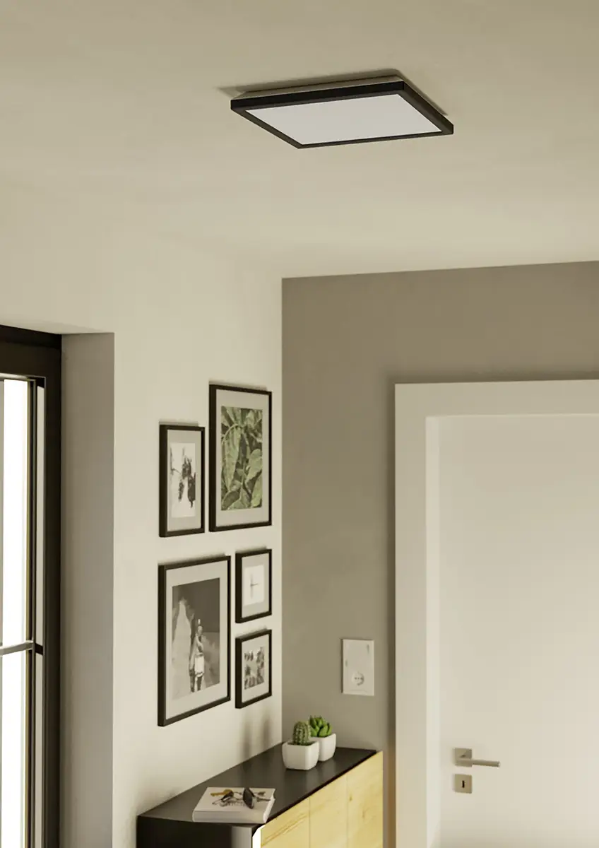 Eglo ROVITO LED-Deckenleuchte | Schwarz