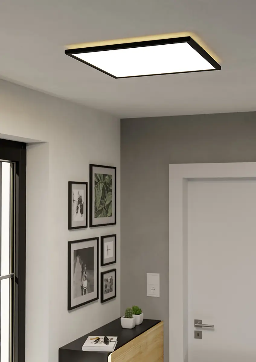 Eglo ROVITO LED-Deckenleuchte | Schwarz
