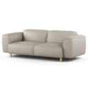 Studio Copenhagen 2,5-Sitzer Sofa Grau Webstoff Liane | Beige