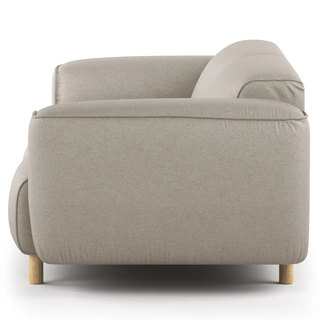 Studio Copenhagen 2,5-Sitzer Sofa Grau Webstoff Liane | Beige
