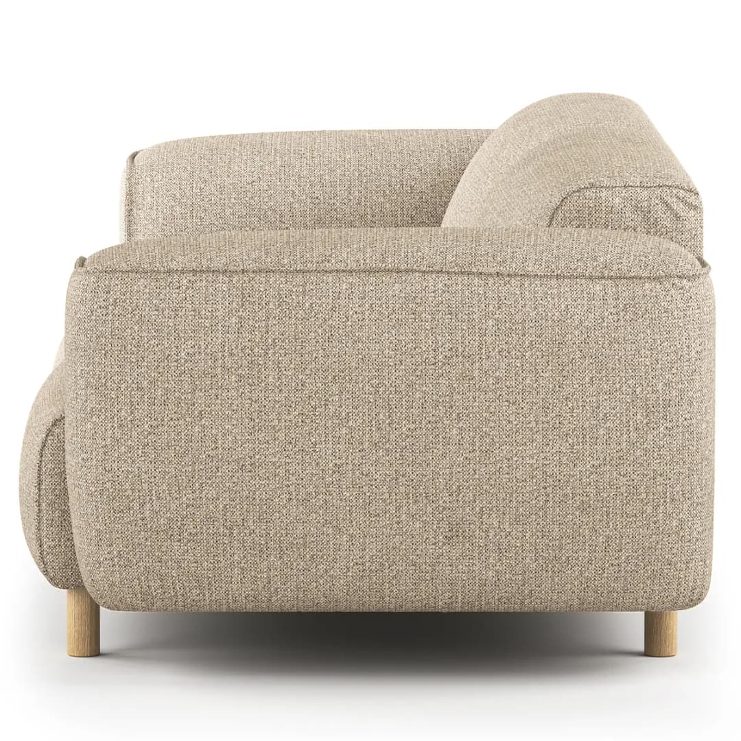 2,5-Sitzer Sofa Beige Webstoff Amaris | Beige