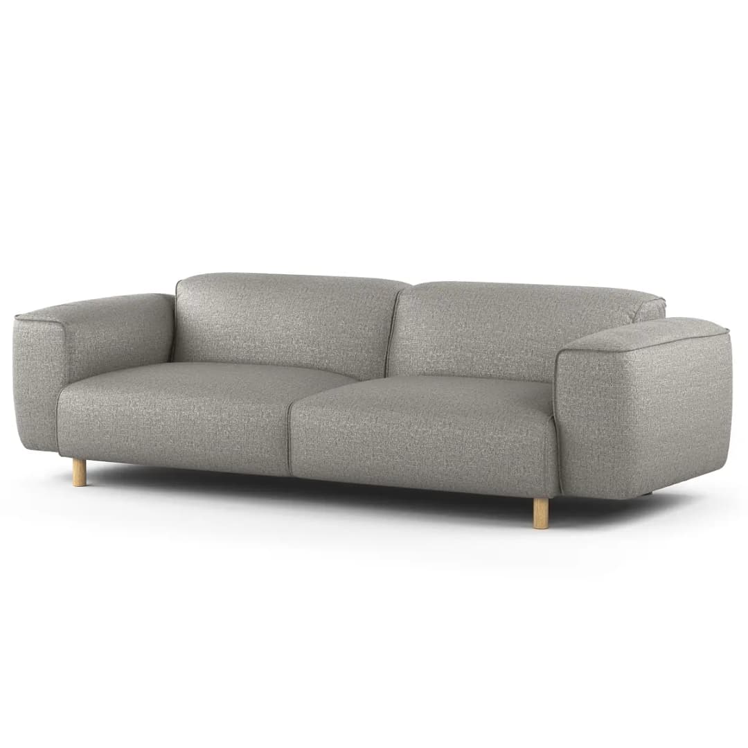 3-Sitzer Sofa Grau Chenille Buladi | Grau