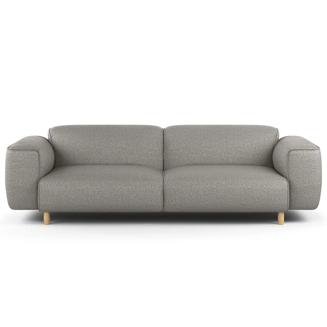 3-Sitzer Sofa Grau Chenille Buladi | Grau