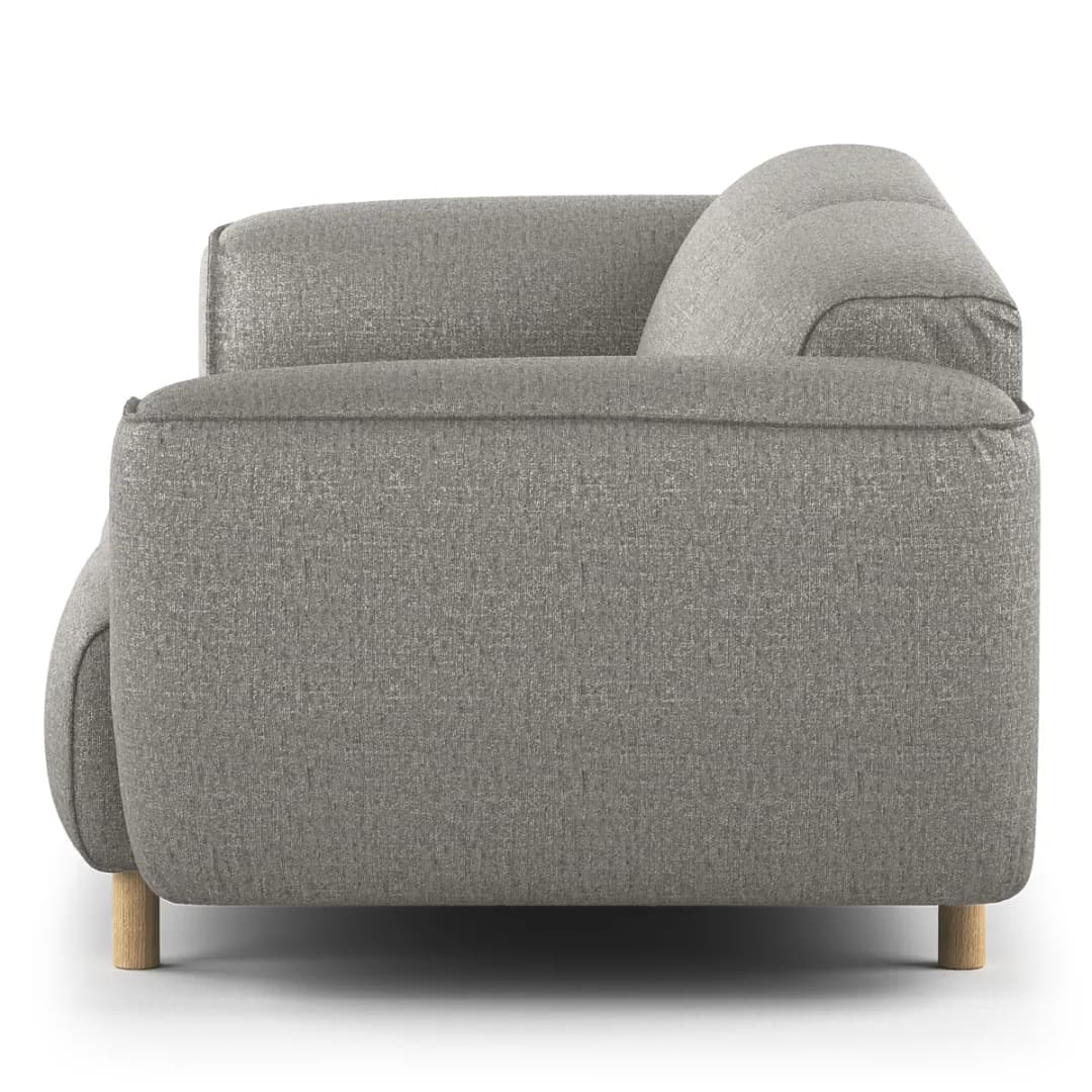 3-Sitzer Sofa Grau Chenille Buladi | Grau