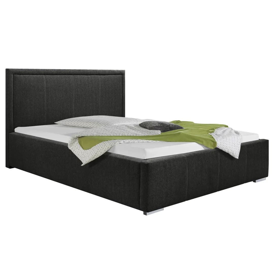 loftscape Polsterbett 160 x 200cm Webstoff Genia Grau | Grau