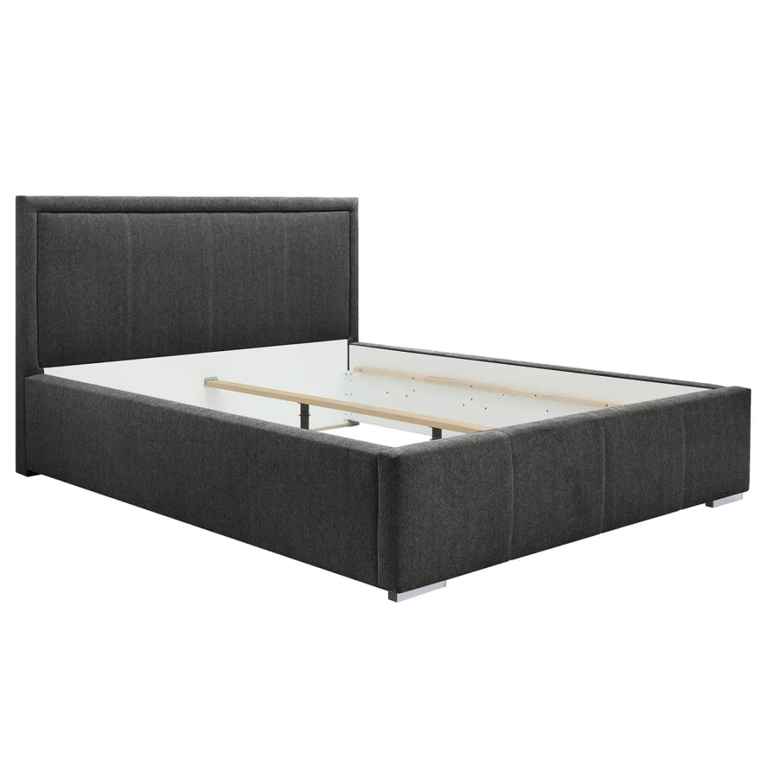 loftscape Polsterbett 160 x 200cm Webstoff Genia Grau | Grau