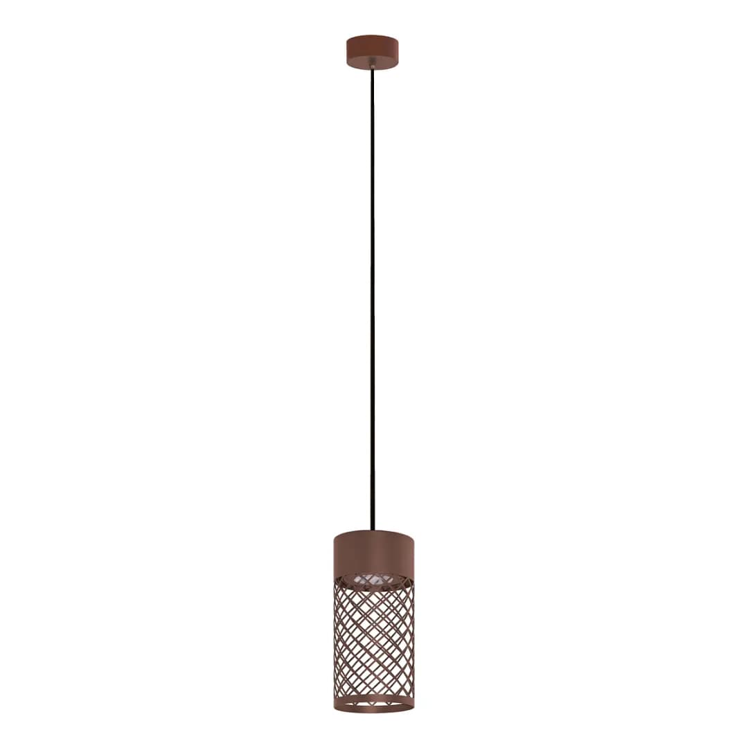 Nova Luce LED-Pendelleuchte MOTLEY | Braun