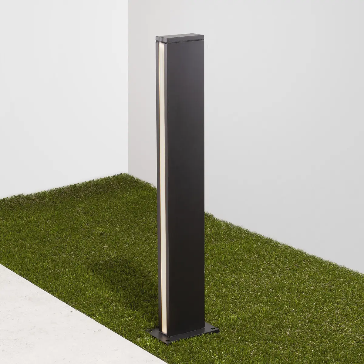 Nova Luce LED-Wegeleuchte Sasso 70cm Grau | Grau