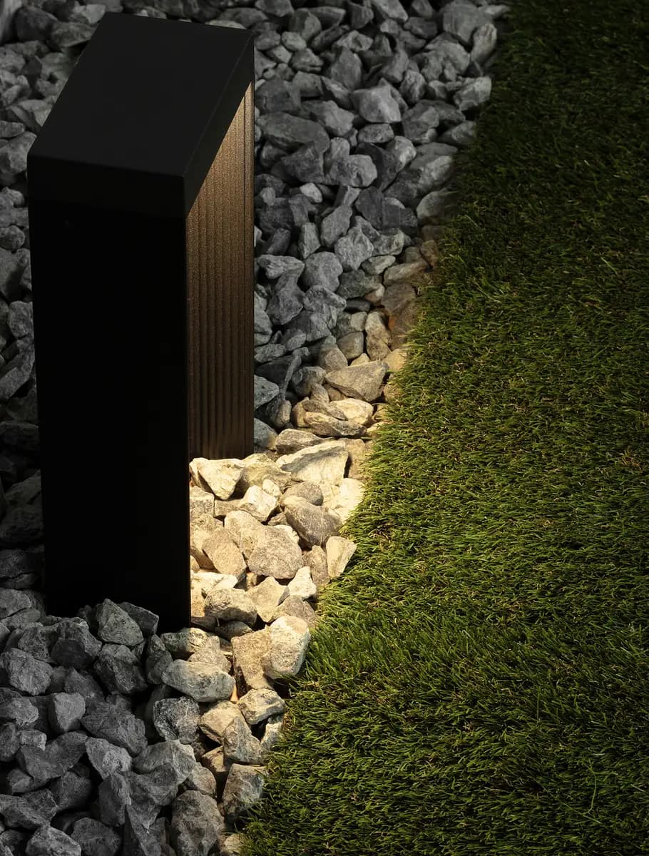 Nova Luce LED-Wegeleuchte ALLEY 30cm Grau | Grau