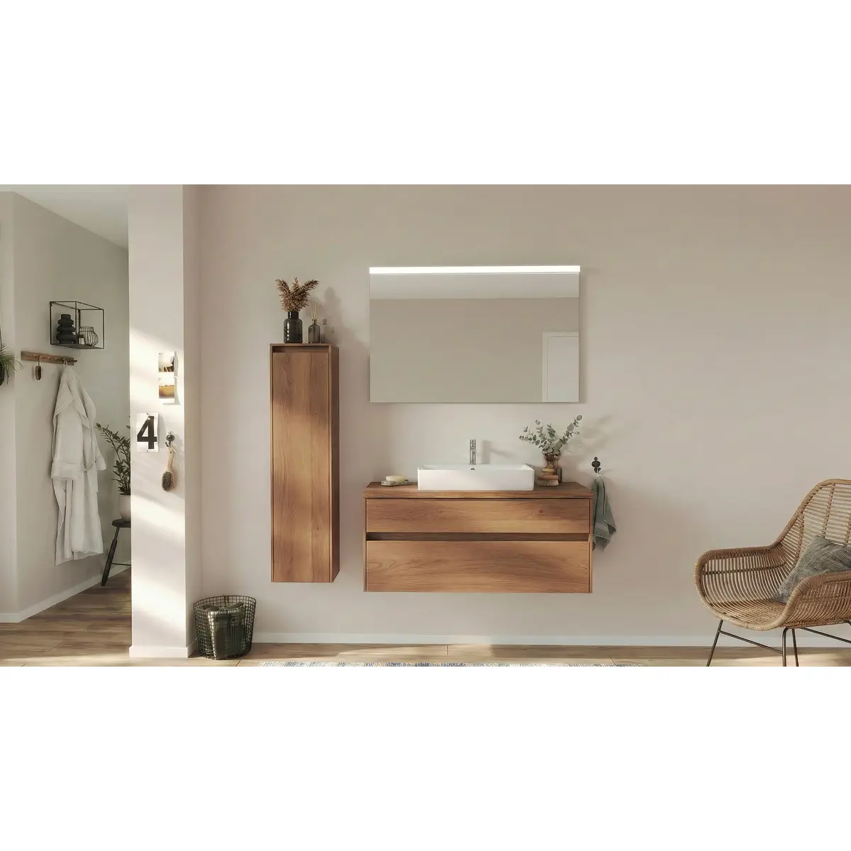 Badset Unique 3-teilig | Braun