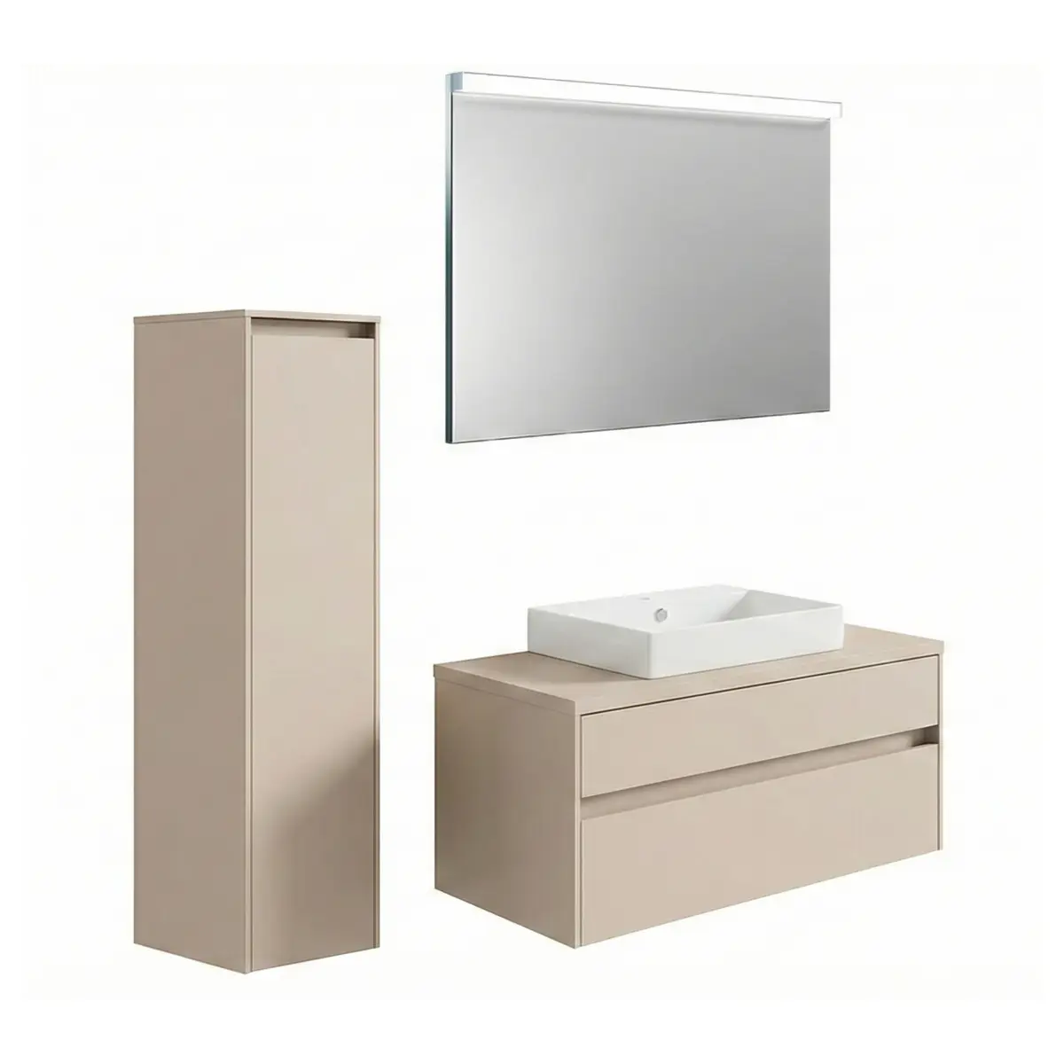 puris Badset Unique 3-teilig | Beige