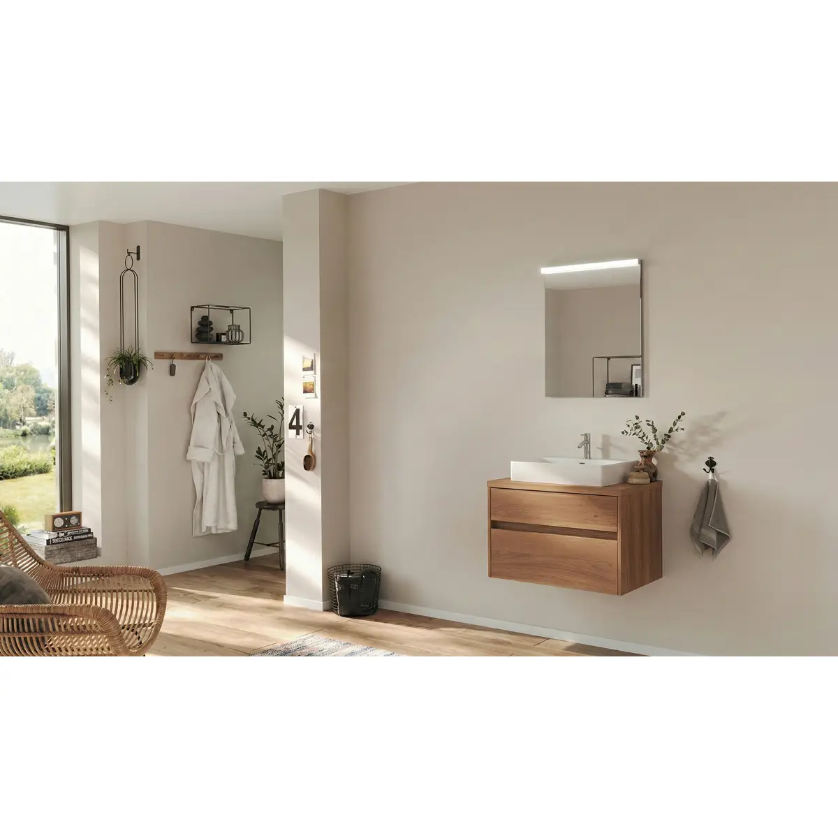 Badset Unique 2-teilig | Braun