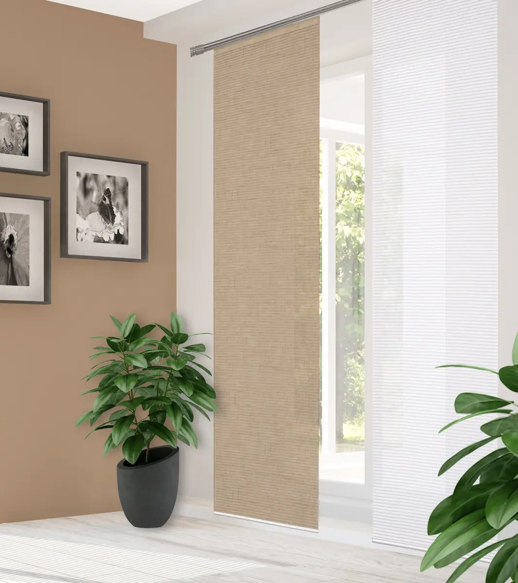 Schiebevorhang Estra | Beige
