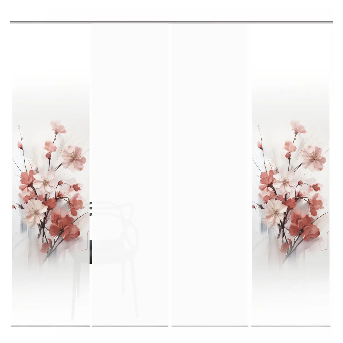 Schiebevorhang Lotus | Rosa