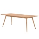 Massiver Esstisch 220 x 90cm Braun/Eiche | Braun