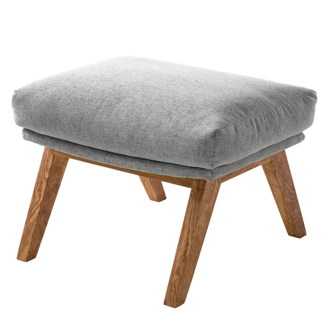 Polsterhocker Saia | Grau