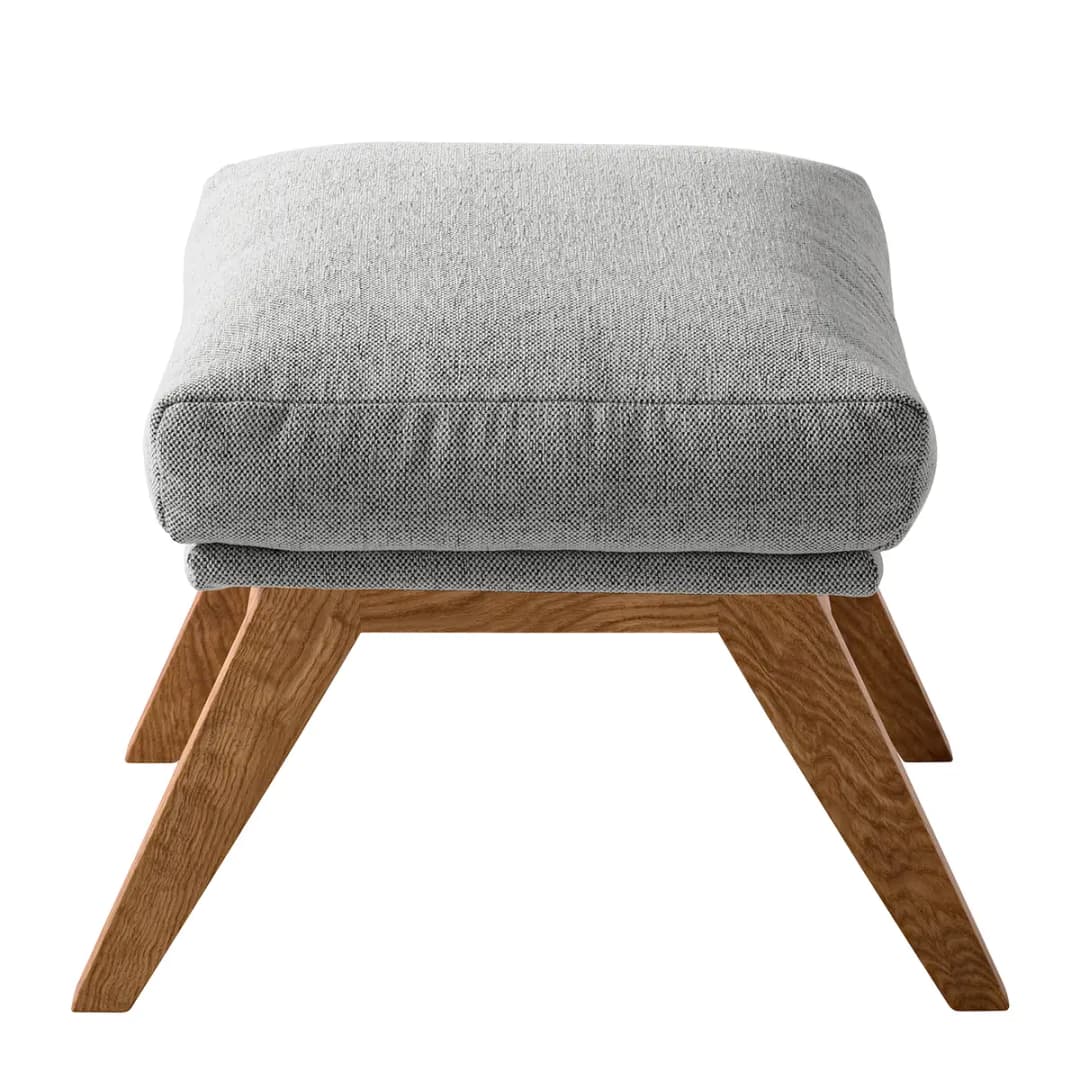 Polsterhocker Saia | Grau