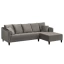 Ecksofa Elnora | Grau