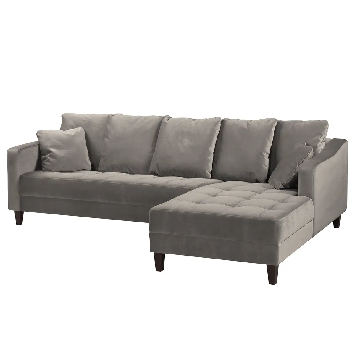 Ecksofa Elnora | Grau