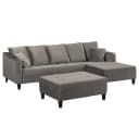 Ecksofa Elnora | Grau