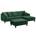 Ecksofa Elnora | Grün