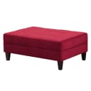 Polsterhocker Elnora | Rot