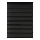 Klemmfix Doppelrollo Blickdicht | Schwarz
